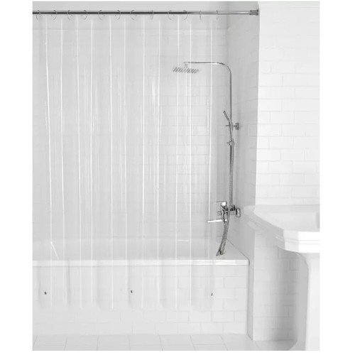 Shower Curtain Liner HEAVY DUTY Water Repellent 70"x72" Bathroom Liner - Picture 6 of 19