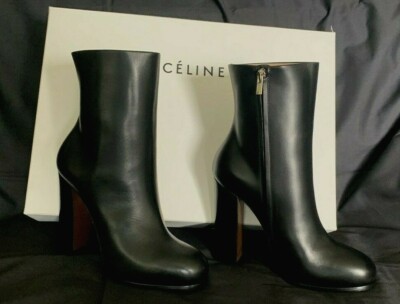 CELINE Ankle Boots Iconic Sole 105 Size 6 1/2 NEW