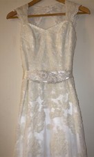 David’s Bridal wedding gown