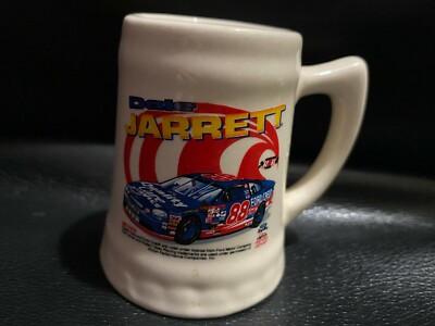 Dale Jarret #88 Ceramic Mug Cup NASCAR Rober Yales racing Collectable Racing