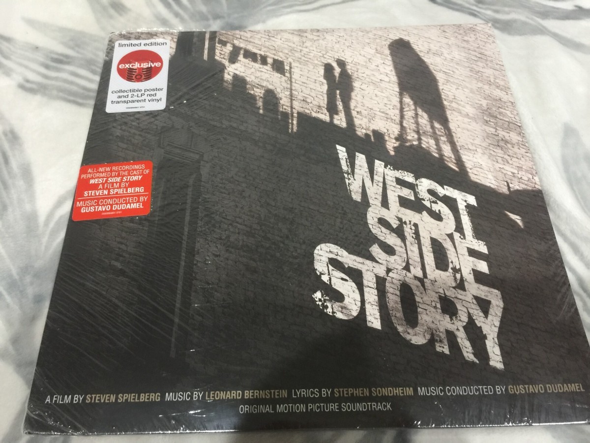 West Side Story Soundtrack. Red Vinyl 2 LP w Poster NEW