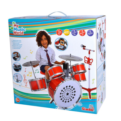 Simba MMW Drums Set Kids/Children Interactive Instrument Musical