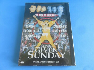  Any Given Sunday  Al Pacino, Cameron Diaz & Jamie Foxx; Sports/Football/DVD/New