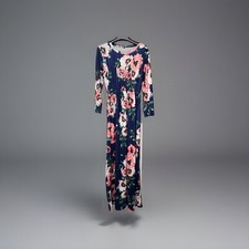 👉Ladies❤️Long Sleeve Floral Printed Plus Size Long Maxi Dress 💃size 14💐