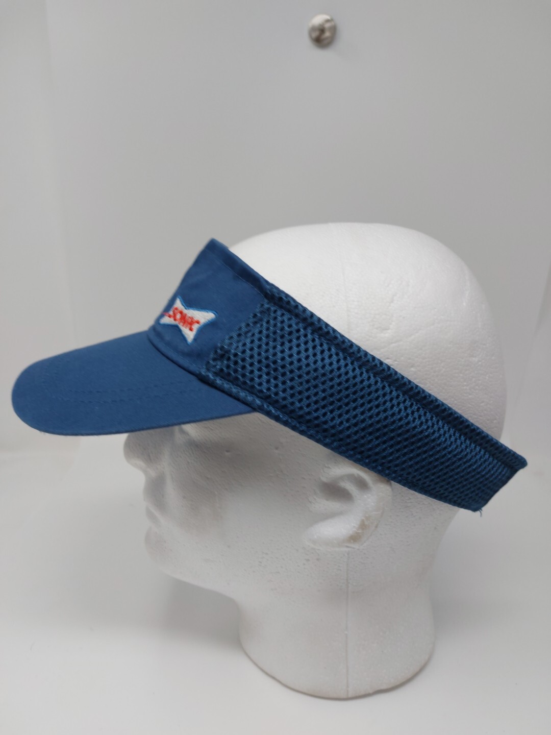 Sonic Employee Strap Back Visor Hat Adjustable Cap - image 3