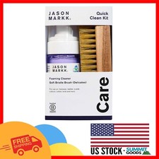 Powerful Biodegradable Shoe Cleaner with Soft Brush for All Footwear Types