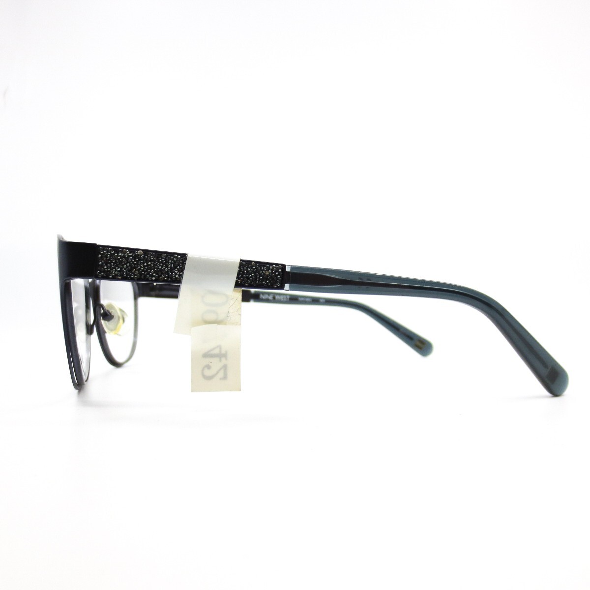Nine West Nw1052 434 Navy Authentic Eyeglasses 51-16-135 Nine West NW1052 434 Navy Womens Cat Eye Full Rim Eyeglasses  main image 2