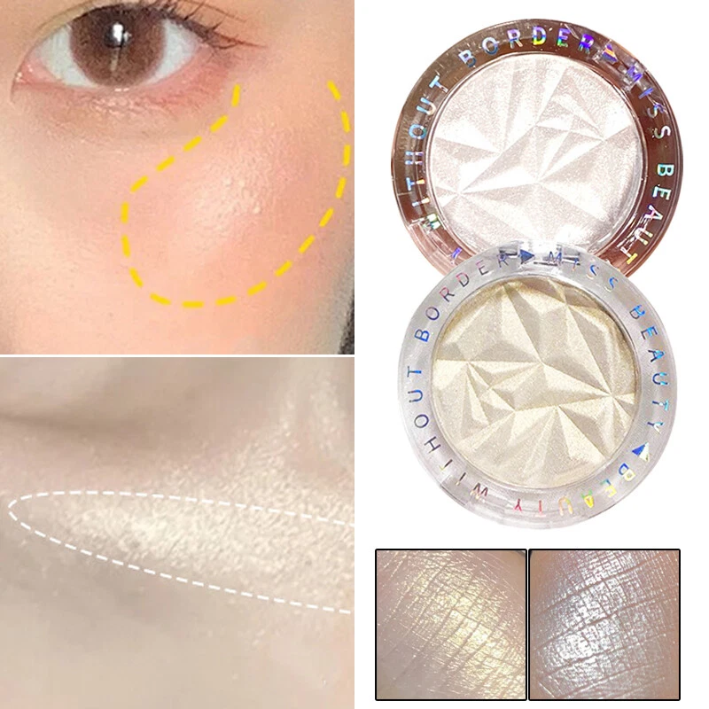 Gesicht Konturpuder Palette Diamant Schimmer Highlighter Aufhellu ↲ - Bild 3 von 4