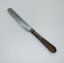Vintage International Silver IINSICO Stainless Dinner Knife Unique Handle 29