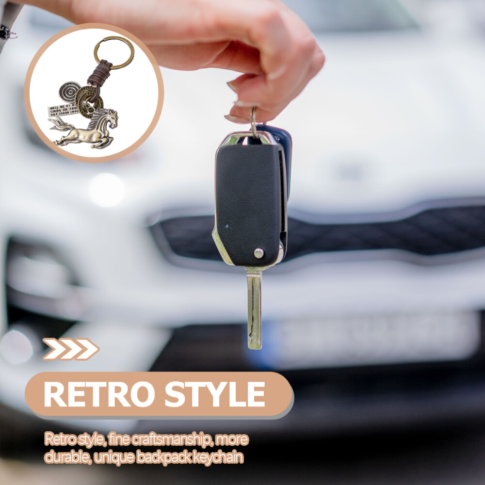 2 Pack Mens Keyrings & Keychains Metal Decor Horse Personality eBay