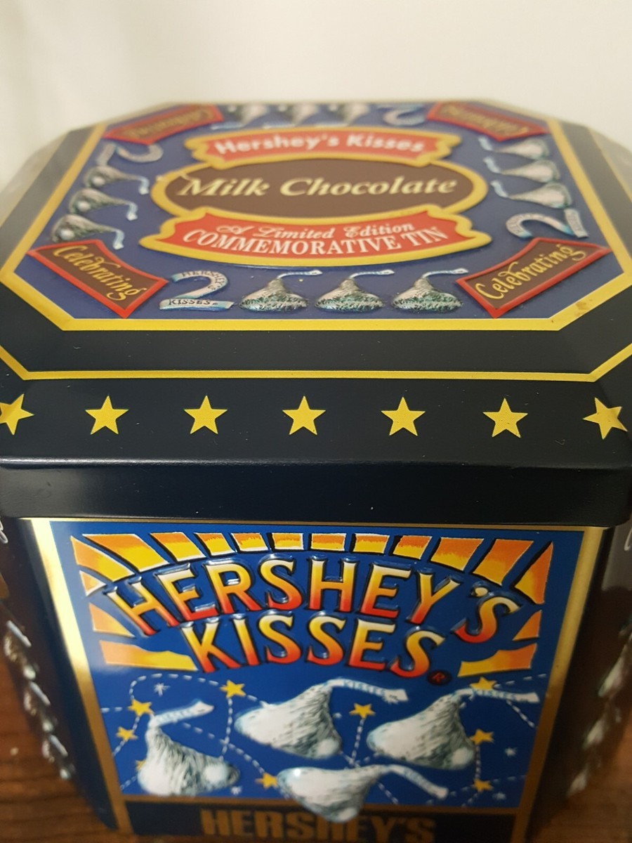 HERSHEY'S KISSES 2000 Tin Can Millenium Series #4 Ltd Ed Tin Milk