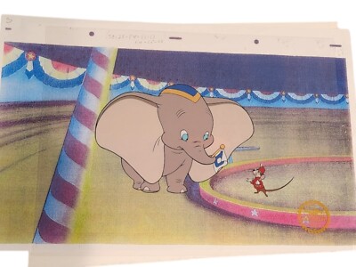 Disney DUMBO Vintage 1941 Limited Edition Serigraph Cel 17''x 11  Unframed 