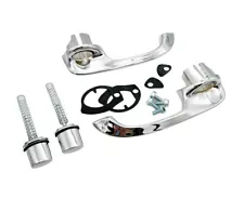 Pair Chrome Exterior Outside Door Handles For 1965-1968 Chevy Impala 2-Door