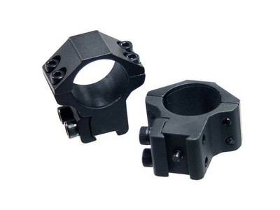 Utg 1"/2Pcs Medium Profile Airgun Rings W/Stop Pin (4712274524538)