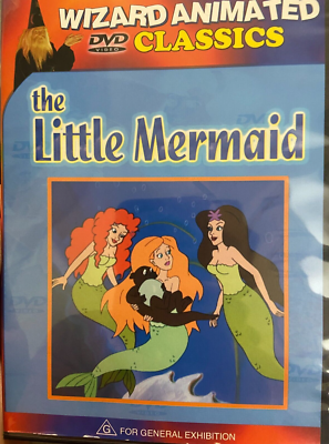 Wizard Animated Classics : The Little Mermaid region 4 DVD (kids