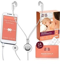 MomSense Baby Breastfeeding Monitor, Smartphone App for Tracking Lactation 