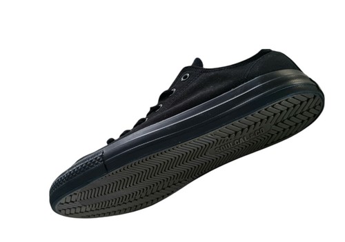 Soulcal & Co Mens Black Canvas Low Top Trainers Size UK 9 / EU 43 / 27.5cm - Picture 7 of 12