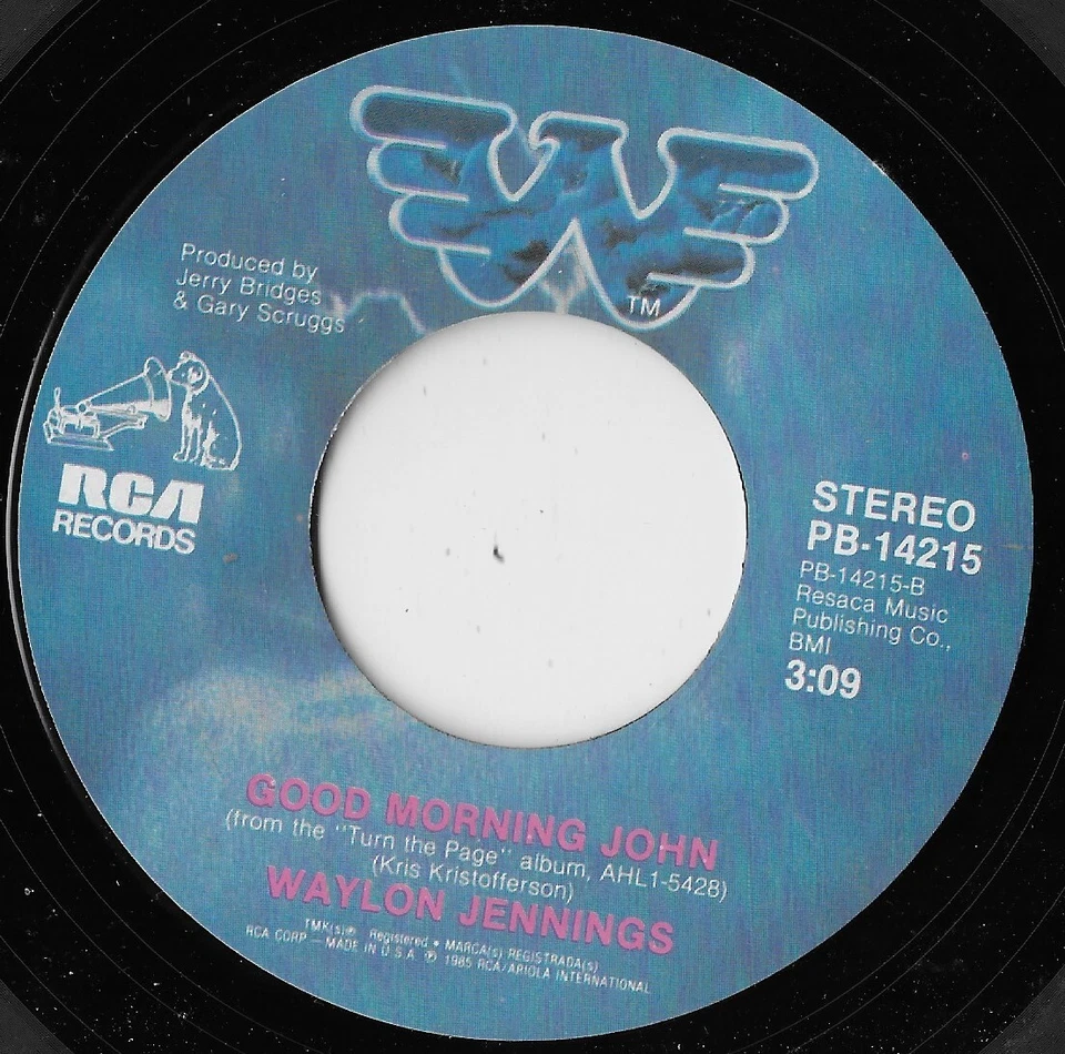 The Devil's On The Loose / Good Morning John / Waylon Jennings NM - Image 2 of 2