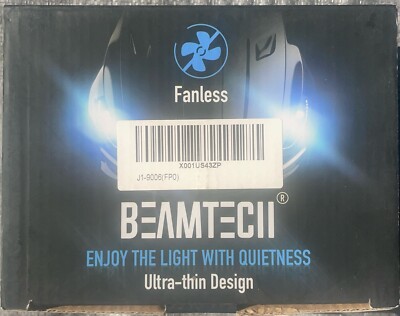 BEAMTECH 9006 HB4 LED Headlight Bulbs 10000LM 50W 6500K White HB4 ...