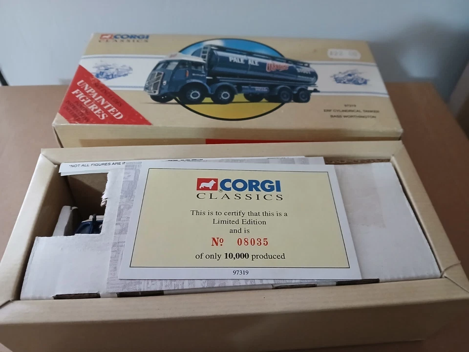 CAMION ERF CYLINDRICAL TANKER BASS WORTHINGTON CORGI CLASSICS - Immagine 3 di 4