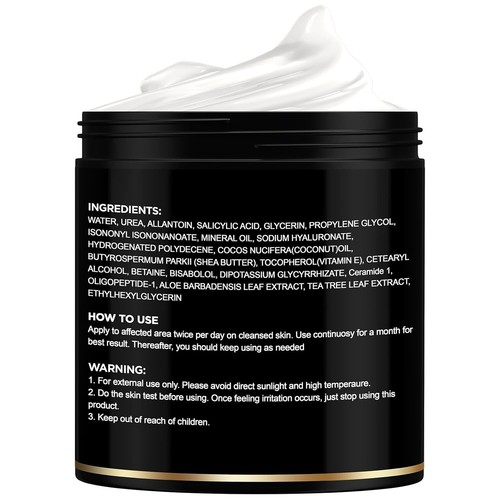 Urea Cream 40% for Dry Cracked Heels, 2% Salicylic Acid for Callus Remover 5.3oz - Picture 4 of 10