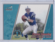 1998 Pacific Aurora Championship Fever Platinum Blue #22 Peyton Manning /100 RC