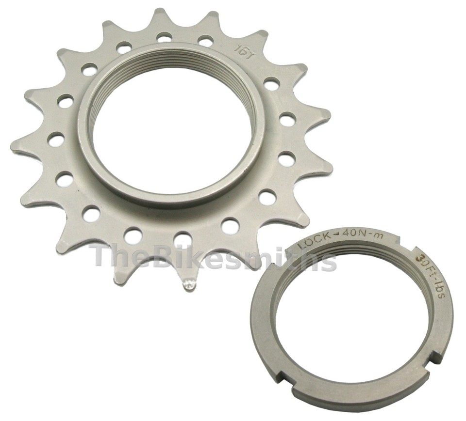 Mr Control TRST 3/32 Pro Track Cog & Lockring Fixed Gear Bike Hardnd