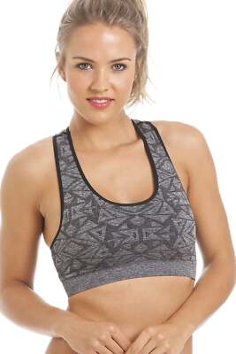 Camille Women's Aztec Seamfree Sports Bra Comfortable Non Wired Ladies Brassiere