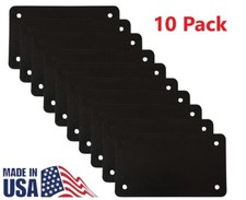 4x7 Blank Black Plastic Motorcycle License Plate For Custom Designs Business