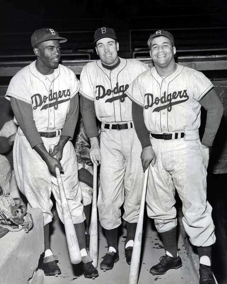 1952 JACKIE ROBINSON HR #88 ROY CAMPANELLA HR #107 (GS) TICKET 8/7