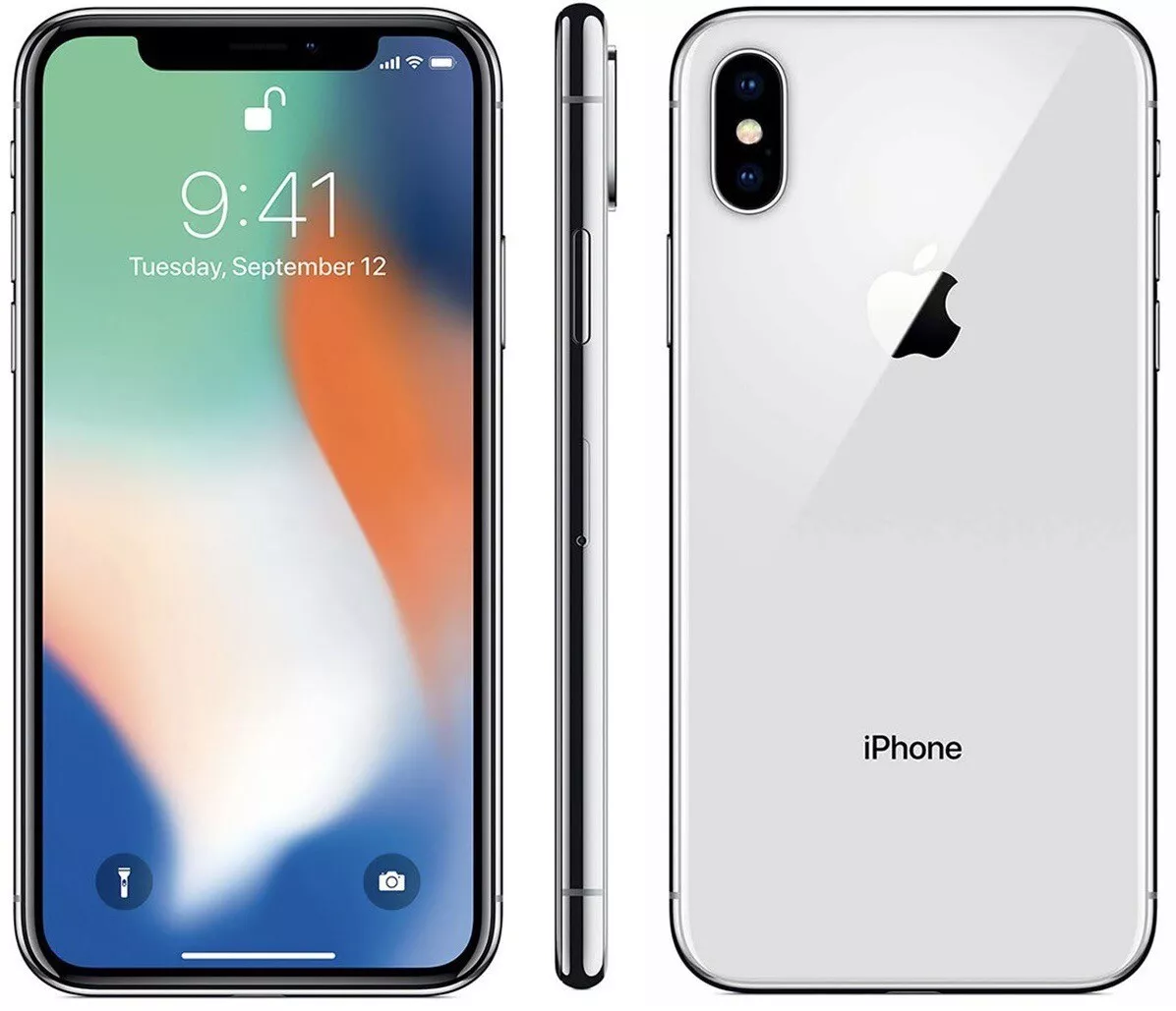 Apple iPhone X 64GB Plata - Smartphone