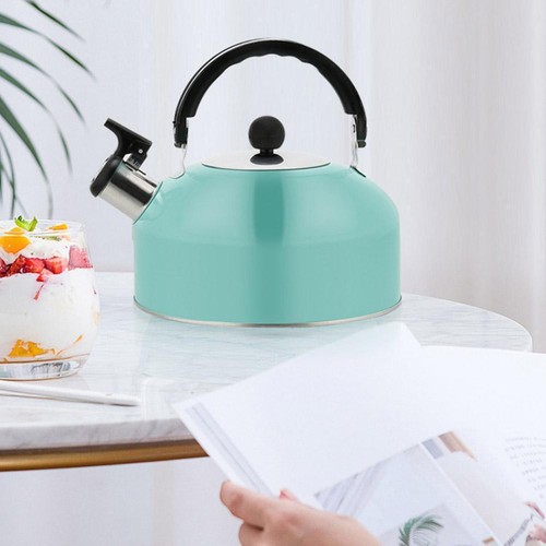 Whistling Kettle Steel Camping Kettle For Gas Stove & Induction G3O1 - Picture 12 of 22