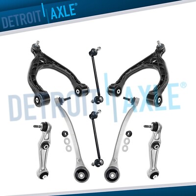 Front Upper Lower Control Arms Ball Joints Sway Bars for 2016-2020 Tesla Model X