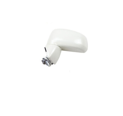 Side View Mirror Assembly 3 Pins White Left Side For 2005-2010 Nissan Tiida