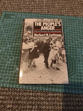 People's Anger by HERBERT R LOTTMAN First 1st Edition VG HC 1992