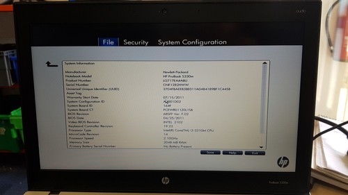 HP probook 5330m 13.3" Laptop Intel Core i3-2310M 2GB 160GB, NO OS - Picture 2 of 14