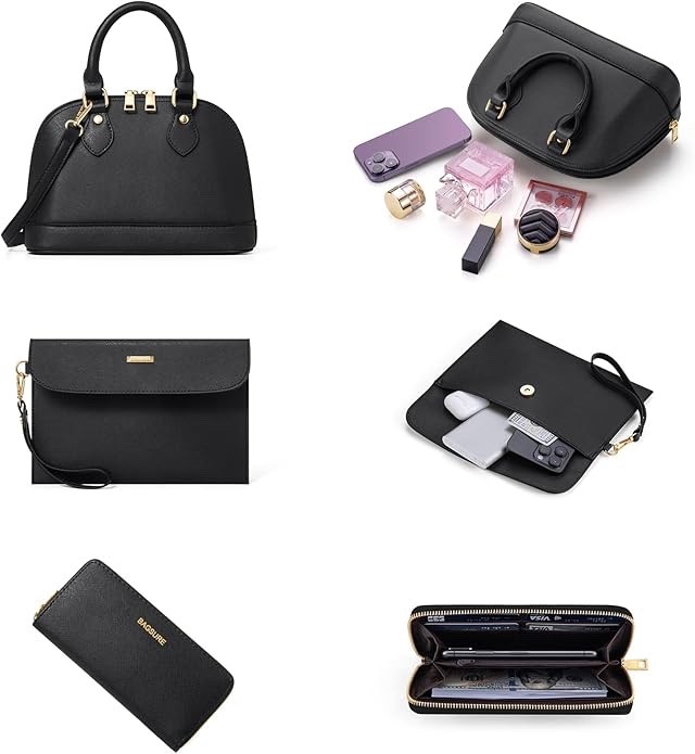 Women’s 4PCS Handbag Set Tote Shoulder Bag Crossbody Purse & Wallet