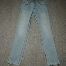 Hollister Men's Jeans Stacked Skinny Light Wash Size 36 Denim Stretch