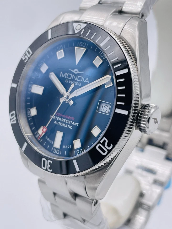 Orologio Mondia Swiss Sellita Sw200 38mm Acciaio MS224R/796 Scontatissimo Nuovo - Image 2 of 4