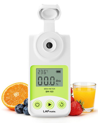 Digital Refractometer Range 0-55% Brix for Wine Making, Home Brewing, Brix Refra