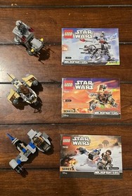 Lego Star Wars Microfighters Lot (75029, 75032, 75074 +fig, 75075, 75129, 75195)