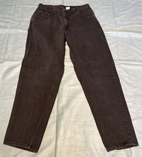 levis 560 loose fit tapered leg Vintage 90s Made in Usa Black 36 x 32 fits 36x31