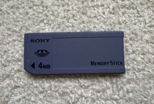 Sony Genuine Memory Stick 4MB MEGABYTE MSA-4A Camera Memory Card