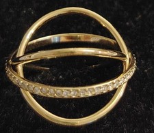 Gold Signed Michael Kors Ring Size P