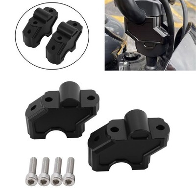 Black CNC Handlebar Riser Move Back Clamp Adapter For Harley Nightster RH975