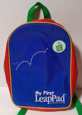 Leap Frog My First LeapPad Learning System Blue and Red Backpack