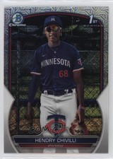 2023 Bowman Chrome Prospects Mega Box Mojo Refractor Hendry Chivilli 15zu