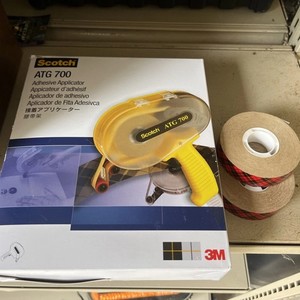 3M Scotch ATG 700 Tape Dispenser Adhesive Applicator  Box & Instruct with Tape