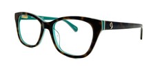 NEW KATE SPADE CAROLAN 086 DARK HAVANA AUTHENTIC EYEGLASSES 50-17-140