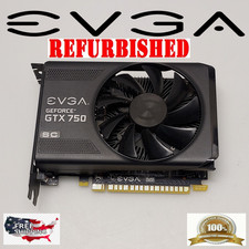 EVGA GEFORCE GTX 750 SC SUPERCLOCKED GDDR5 2GB VIDEO GRAPHICS CARD GAMERS CHOICE